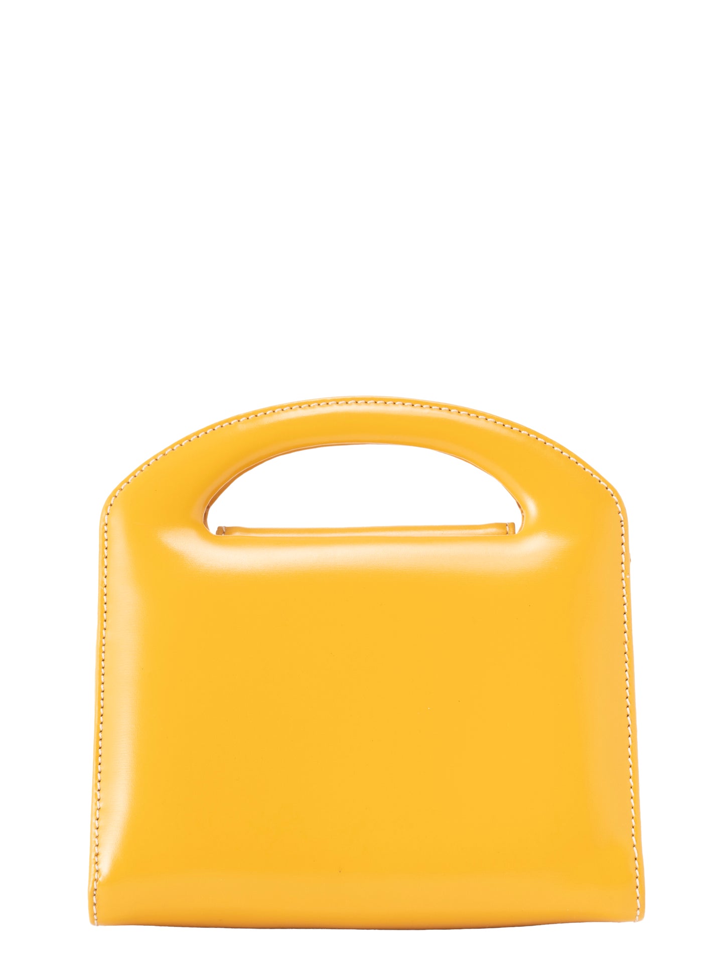 ロエベ アナグラム 2WAY ハンドバッグ レザー イエロー ゴールド金具