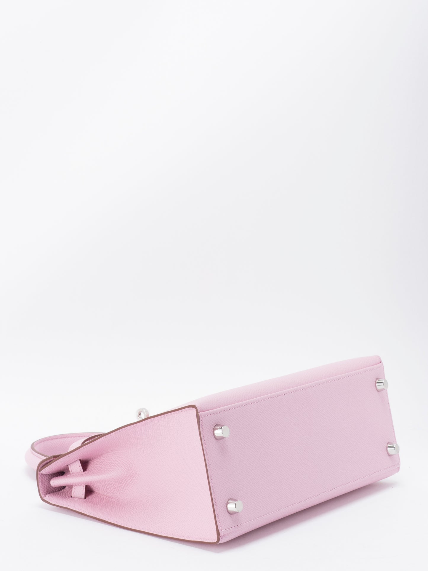 エルメス ケリー25 ハンドバッグ 外縫い U刻:2022年 エプソン モーヴシルベストルX9 シルバー金具 未使用