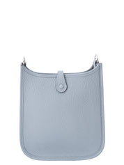 Hermes Evelyne TPM Shoulder Bag, Stamp G: 2026, Gris Pantin P0, Taurillon Clemence, Silver Hardware, Brand New