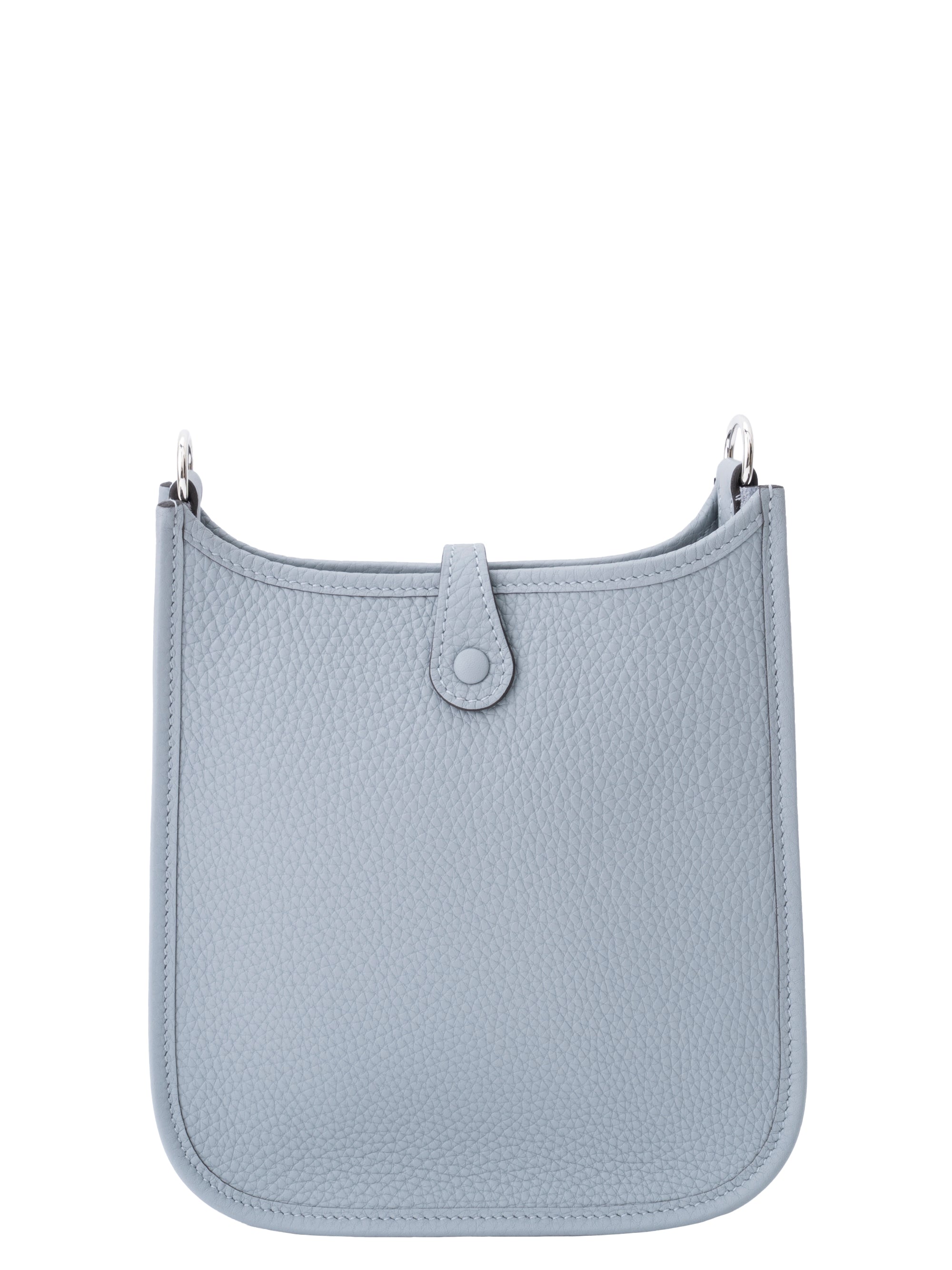 Hermes Evelyne TPM Shoulder Bag, Stamp G: 2026, Gris Pantin P0, Taurillon Clemence, Silver Hardware, Brand New