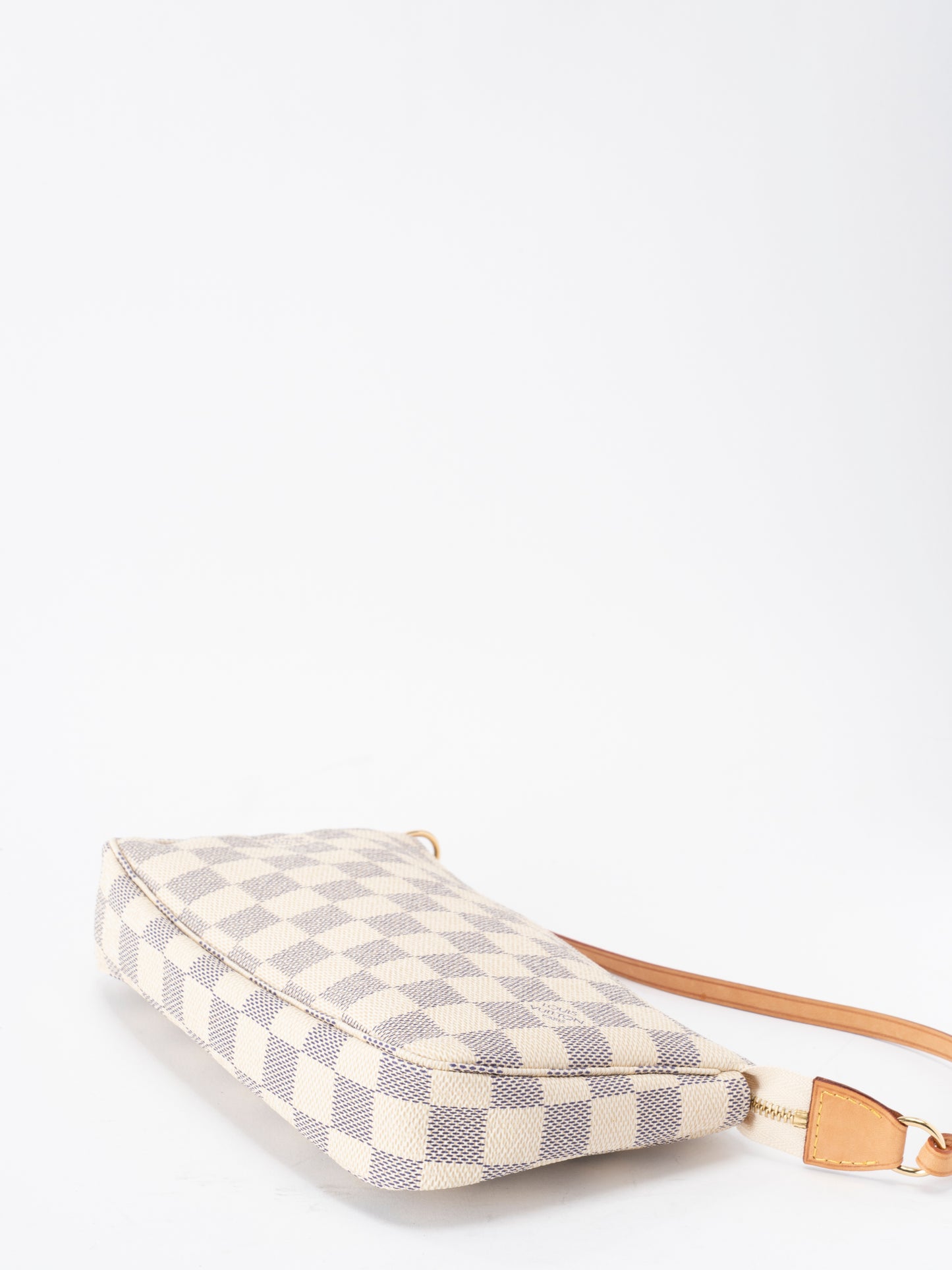 ルイ・ヴィトン N41207 ポシェット アクセソワール アズール ダミエキャンバス ブロン ゴールド金具