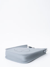 Hermes Evelyne TPM Shoulder Bag, Stamp G: 2026, Gris Pantin P0, Taurillon Clemence, Silver Hardware, Brand New