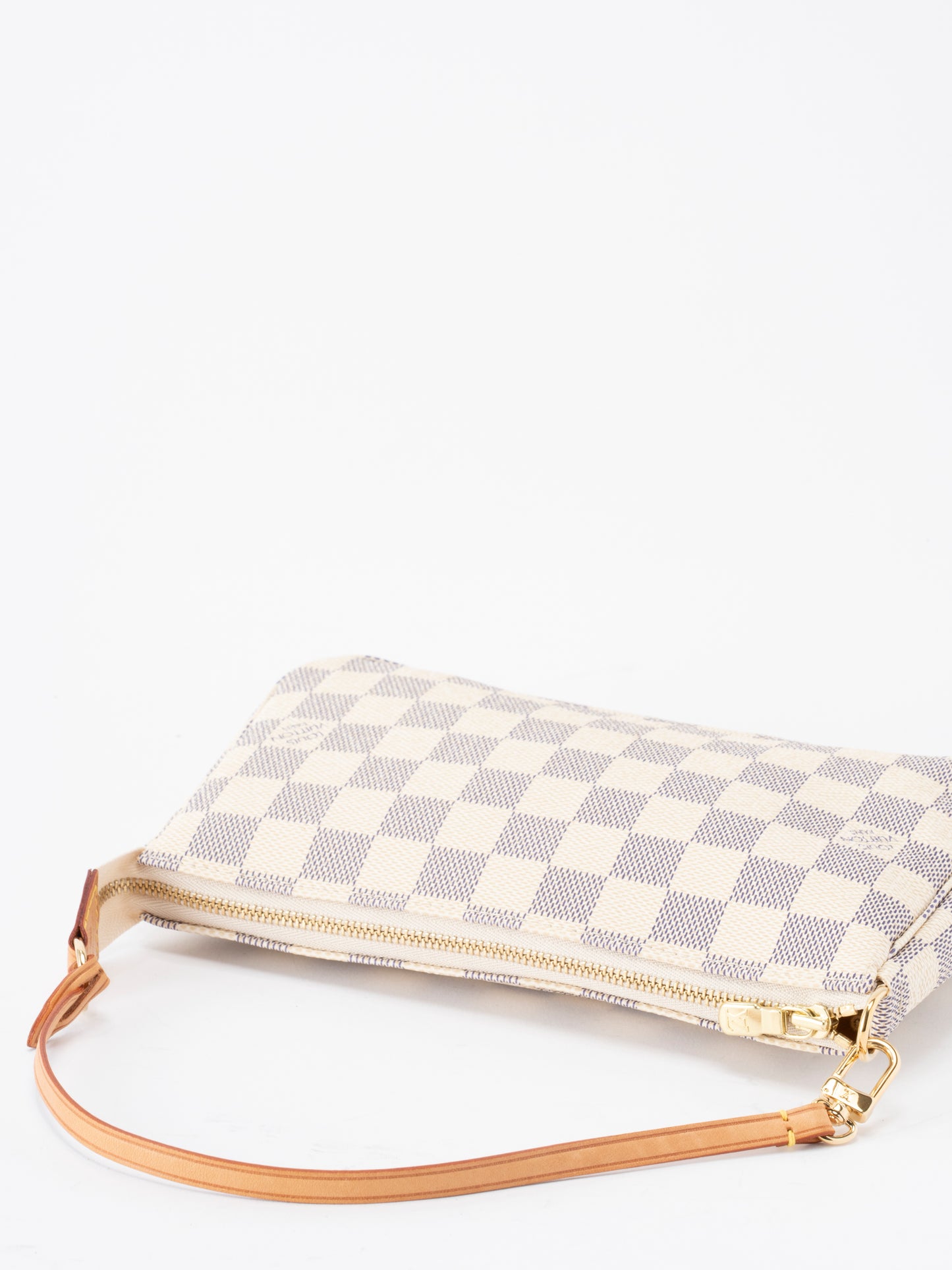 ルイ・ヴィトン N41207 ポシェット アクセソワール アズール ダミエキャンバス ブロン ゴールド金具