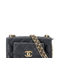 シャネル マトラッセ チェーンクラッチ ランダムシリアル キャビアスキン ブラック ゴールド金具