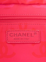 CHANEL Cambon Line Tote Bag Coco Mark Calfskin Black Silver Hardware