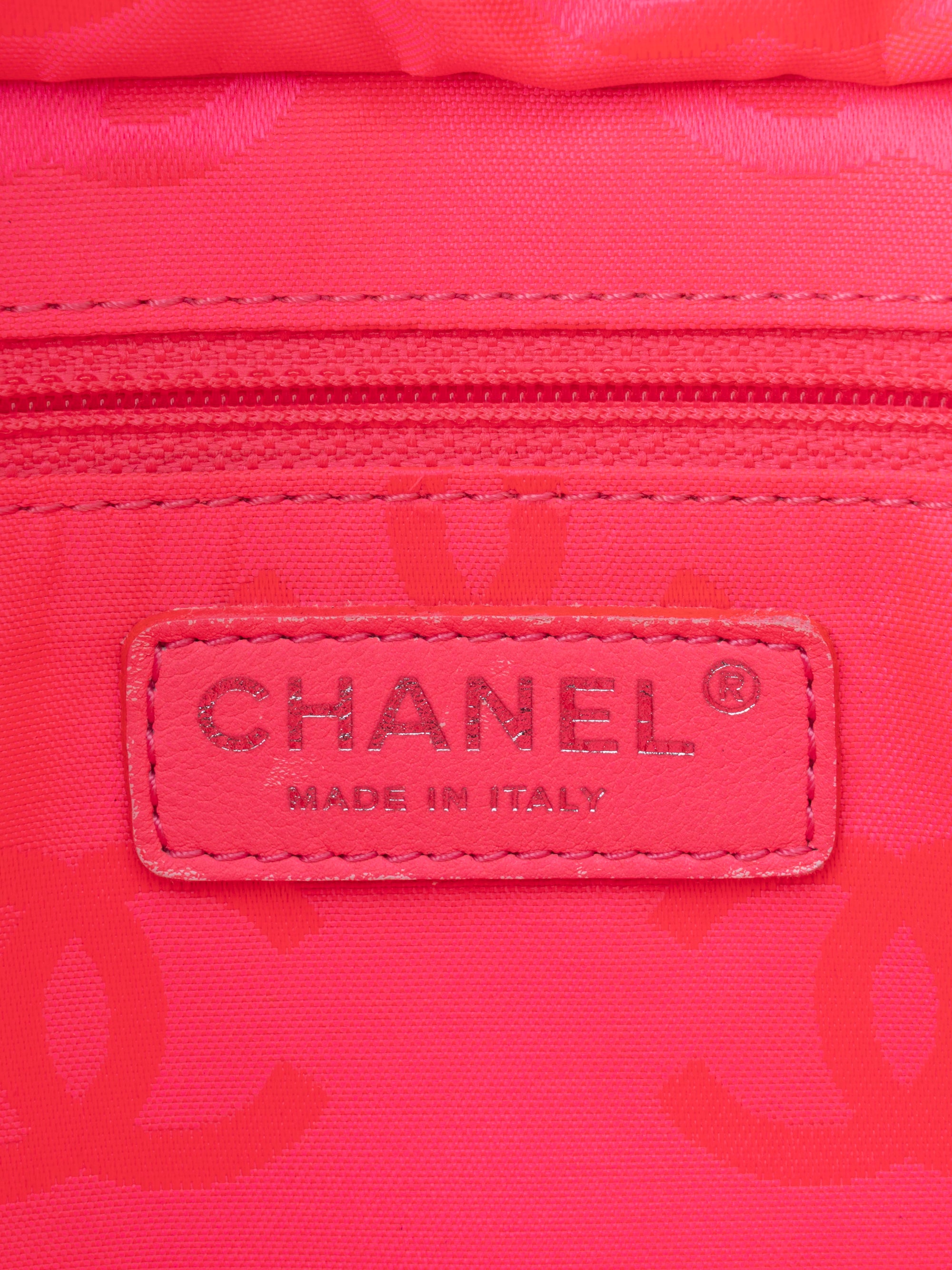 CHANEL Cambon Line Tote Bag Coco Mark Calfskin Black Silver Hardware