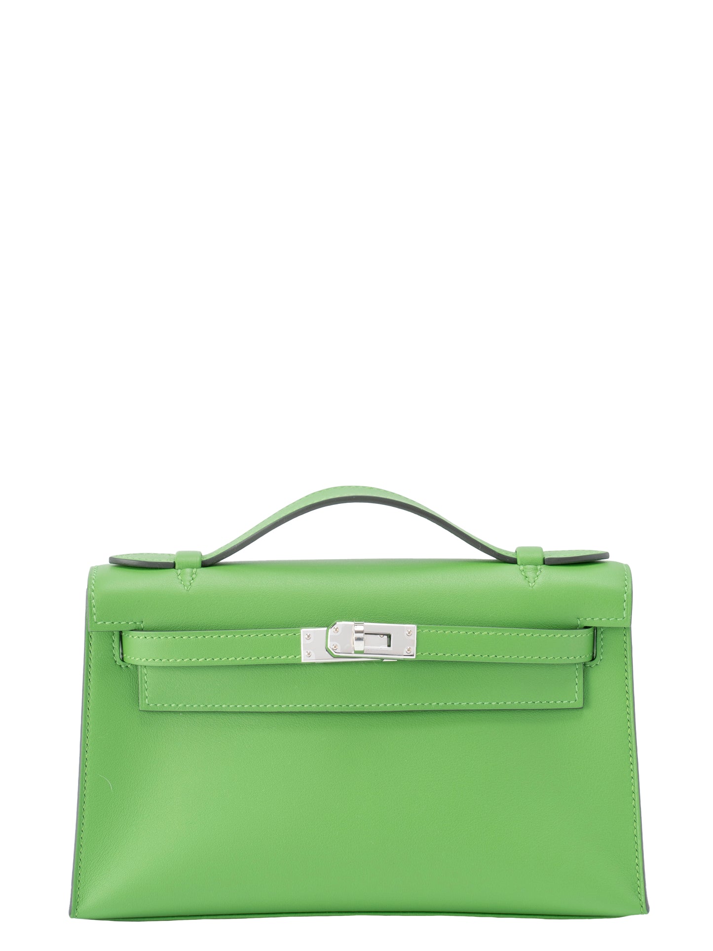 エルメス ポシェットケリー K刻:2025年 スイフト ヴェールユッカ シルバー金具 新品