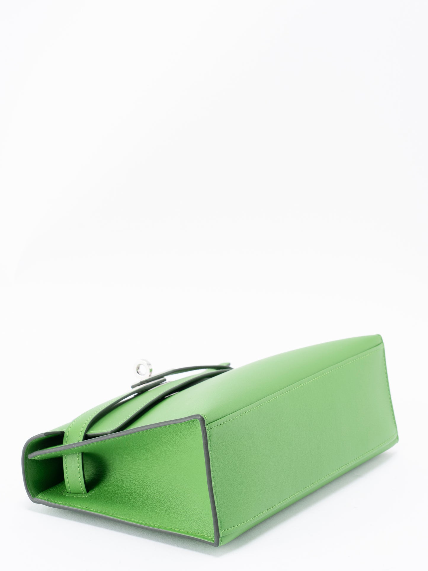 エルメス ポシェットケリー K刻:2025年 スイフト ヴェールユッカ シルバー金具 新品