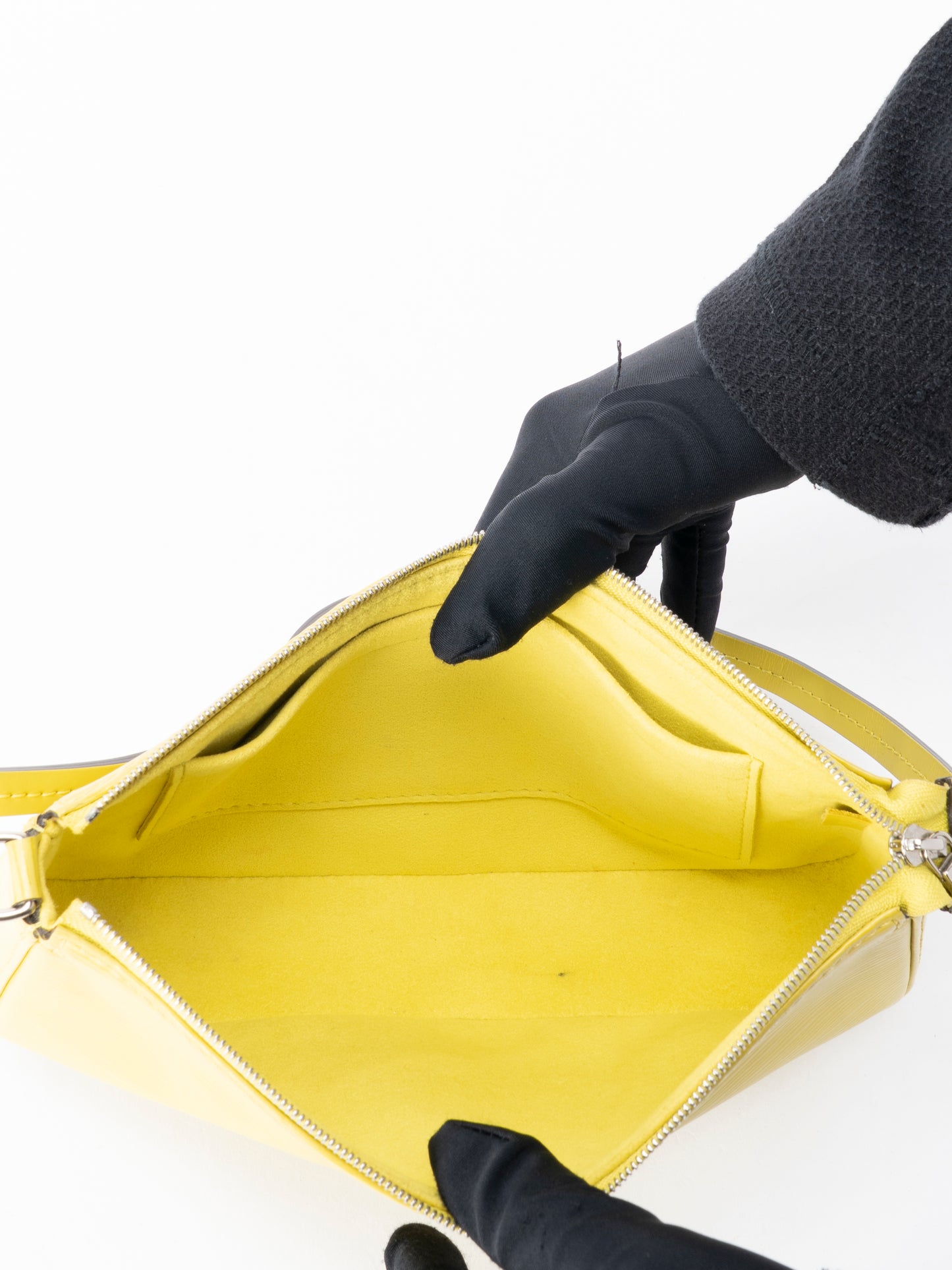 ルイ・ヴィトン M52944 ポシェットアクセソワール アクセサリーポーチ エピ イエロー シルバー金具