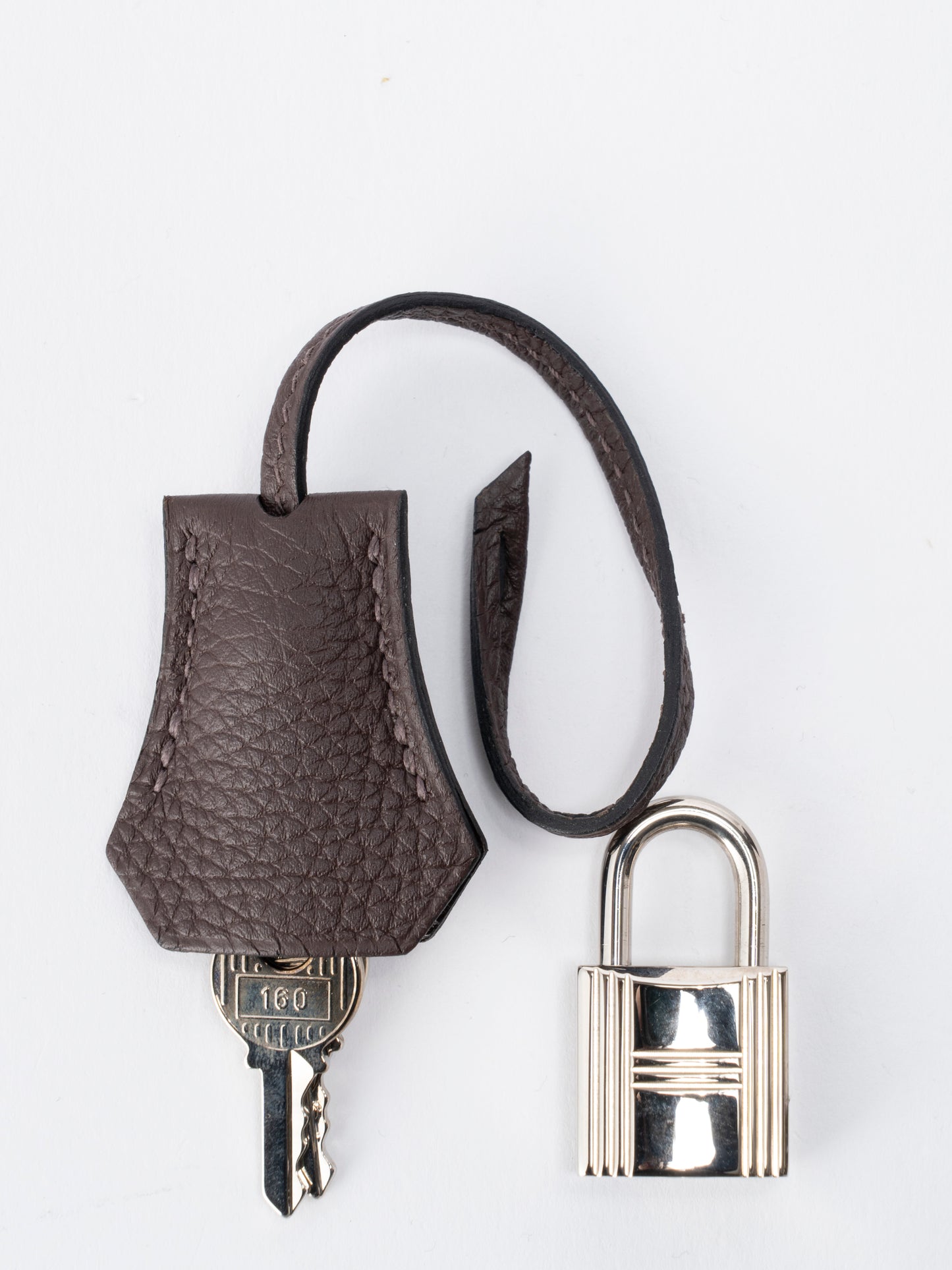 エルメス バーキン25 ハンドバッグ D刻:2019年 トゴ ショコラ47 シルバー金具