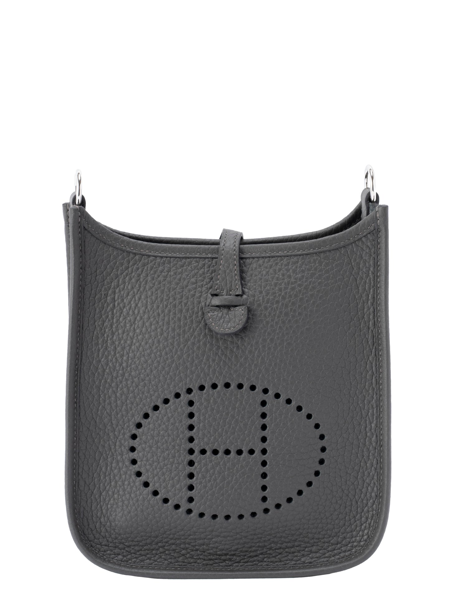 エルメス エブリンTPM ショルダーバッグ W刻:2024年 トリヨンクレマンス ダークブロンズ シルバー金具 新品