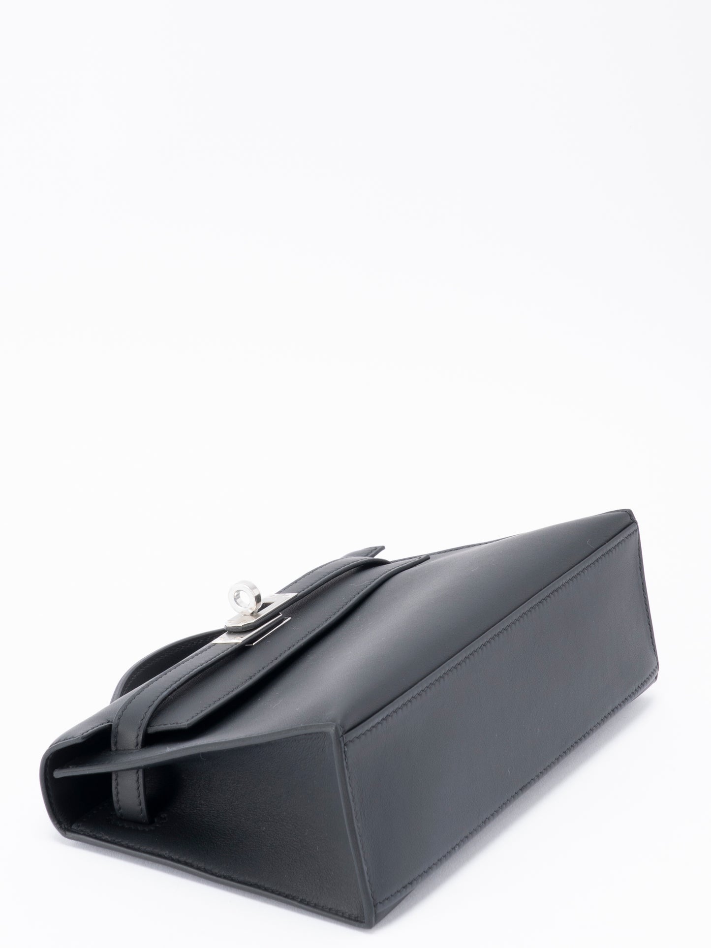 エルメス ポシェットケリー ハンドバッグ K刻:2025年 スイフト ブラック シルバー金具 新品