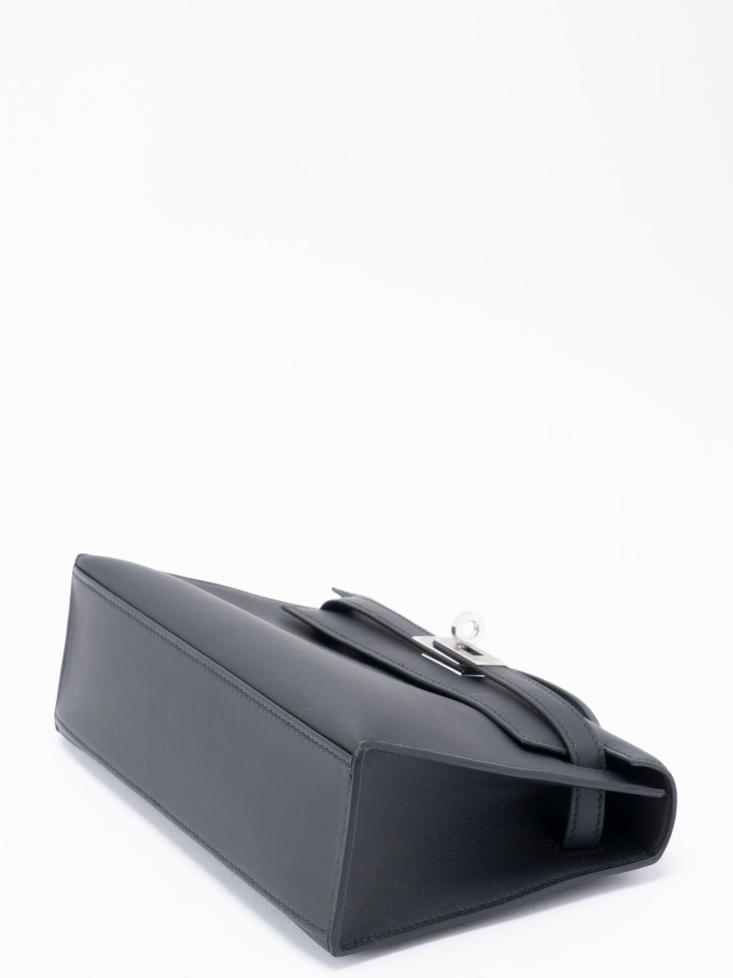 エルメス ポシェットケリー ハンドバッグ K刻:2025年 スイフト ブラック シルバー金具 新品