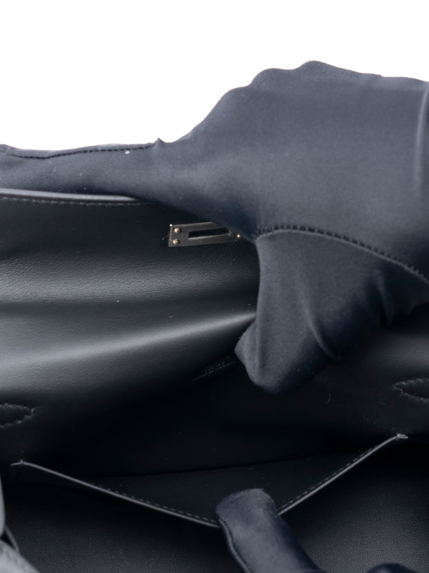 エルメス ポシェットケリー ハンドバッグ K刻:2025年 スイフト ブラック シルバー金具 新品