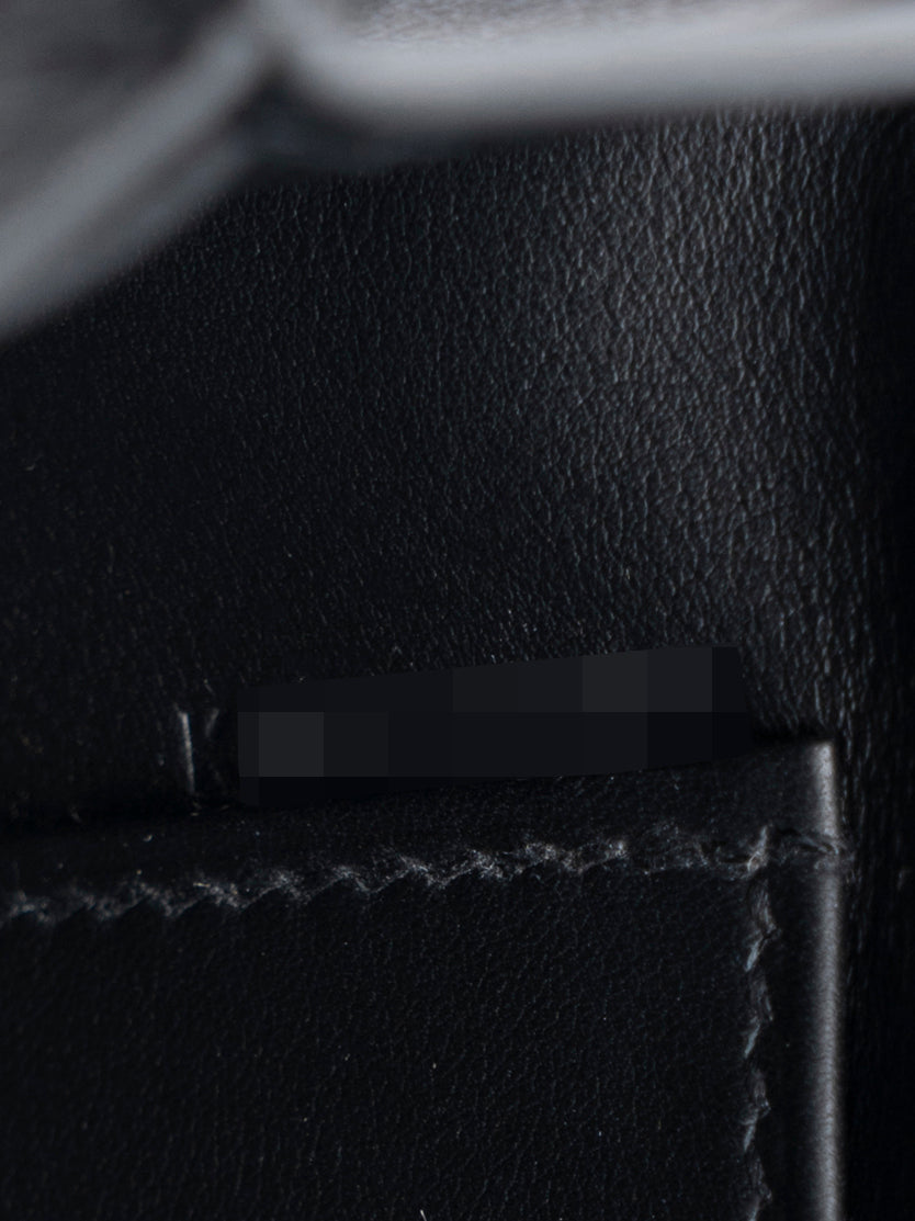 エルメス ポシェットケリー ハンドバッグ K刻:2025年 スイフト ブラック シルバー金具 新品