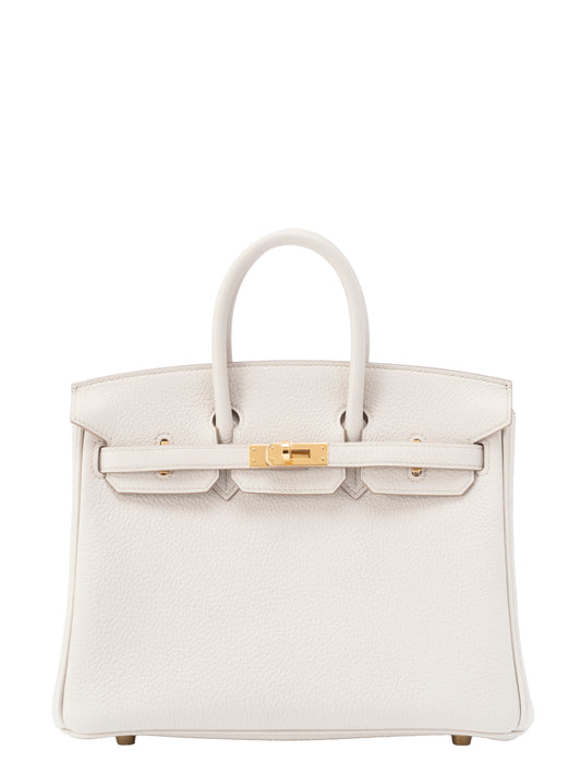 エルメス バーキン25 ハンドバッグ W刻:2024年 トゴ べトン ゴールド金具 新品