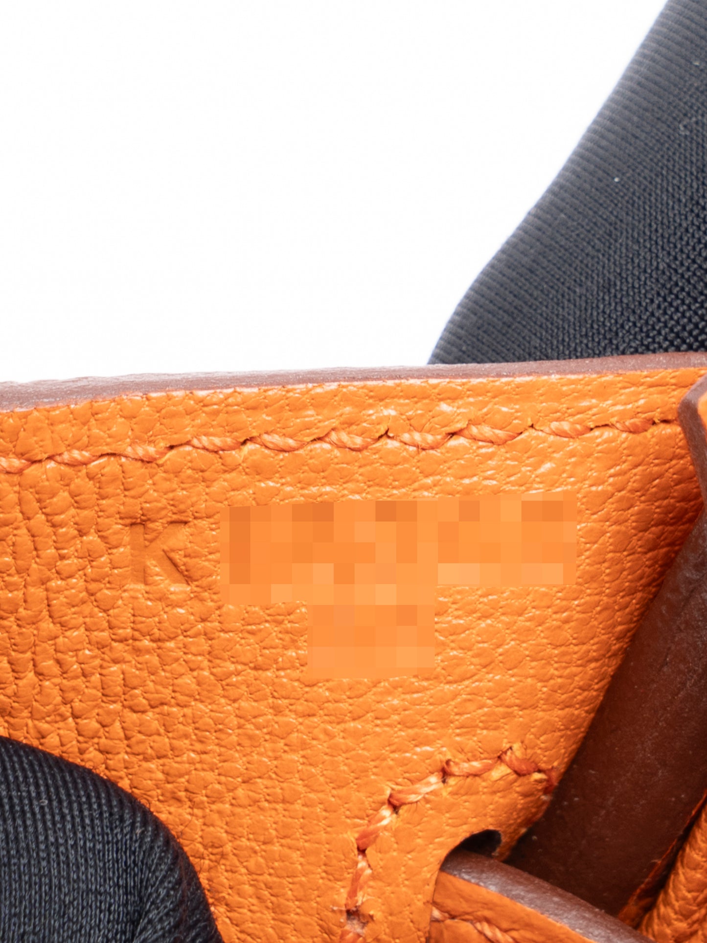 エルメス バーキン25 ハンドバッグ K刻:2025年 トゴ オレンジ93 シルバー金具 新品