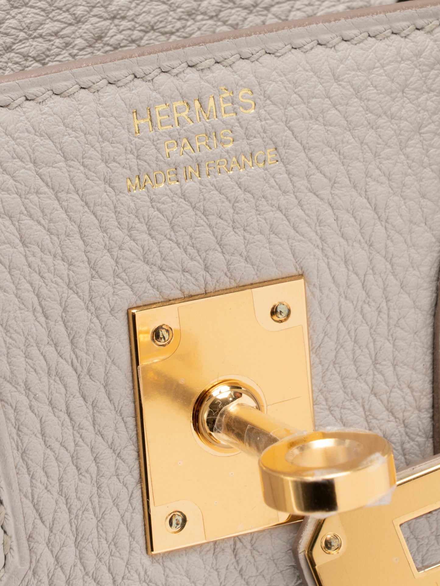 エルメス バーキン25 ハンドバッグ W刻:2024年 トゴ べトン ゴールド金具 新品
