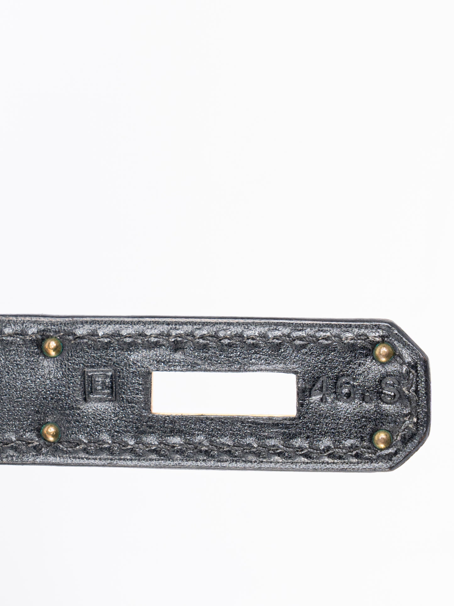 エルメス ケリー32 ハンドバッグ 内縫い □E刻:2001年 ボックスカーフ ブラック ゴールド金具