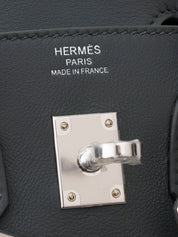 Hermès Birkin 25 Handbag K Stamp: 2025 Swift x Toile Verger Manguier Q0 Silver Hardware Brand New