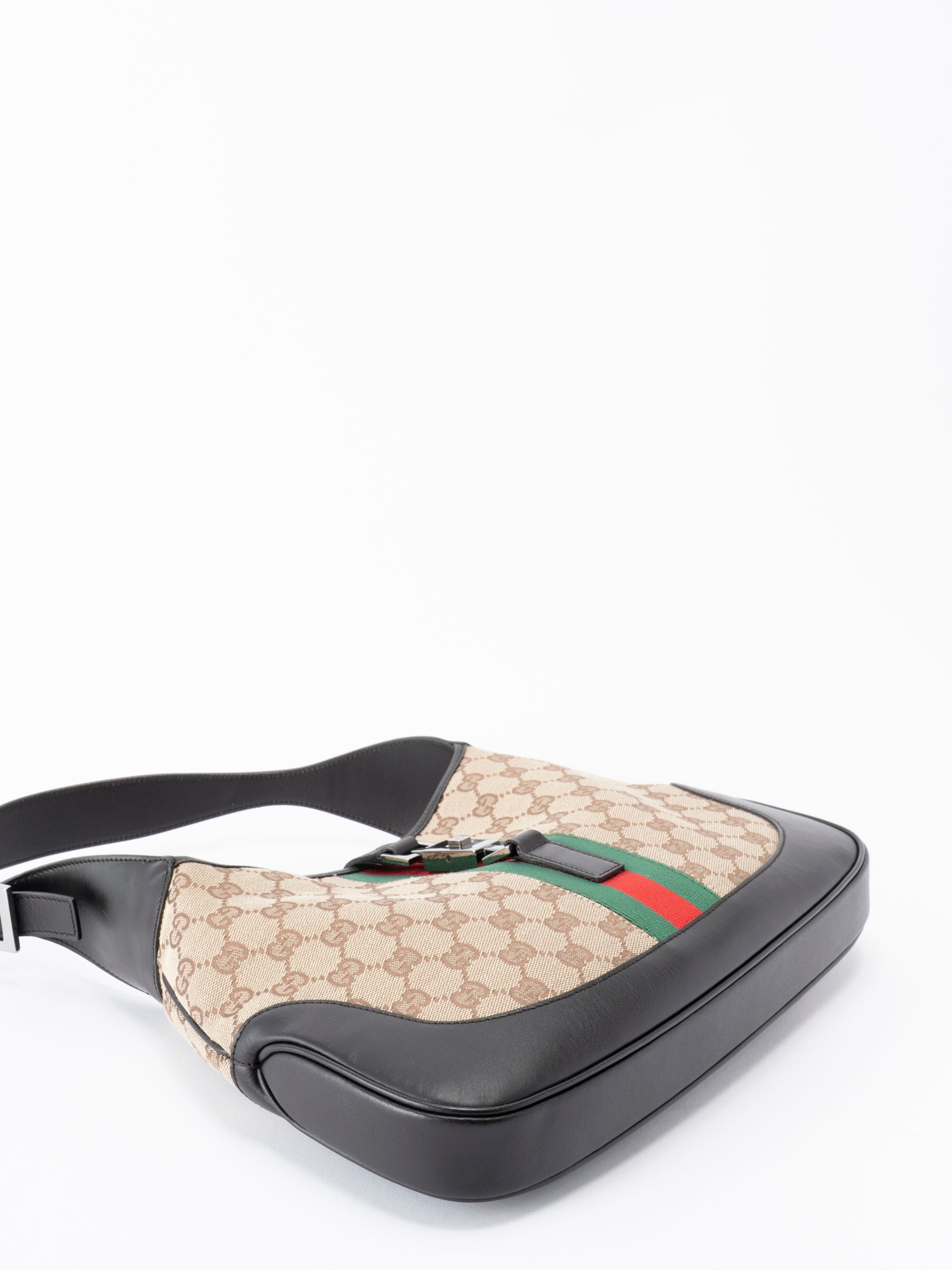 グッチ ジャッキー GGキャンバス シェリーライン ショルダー