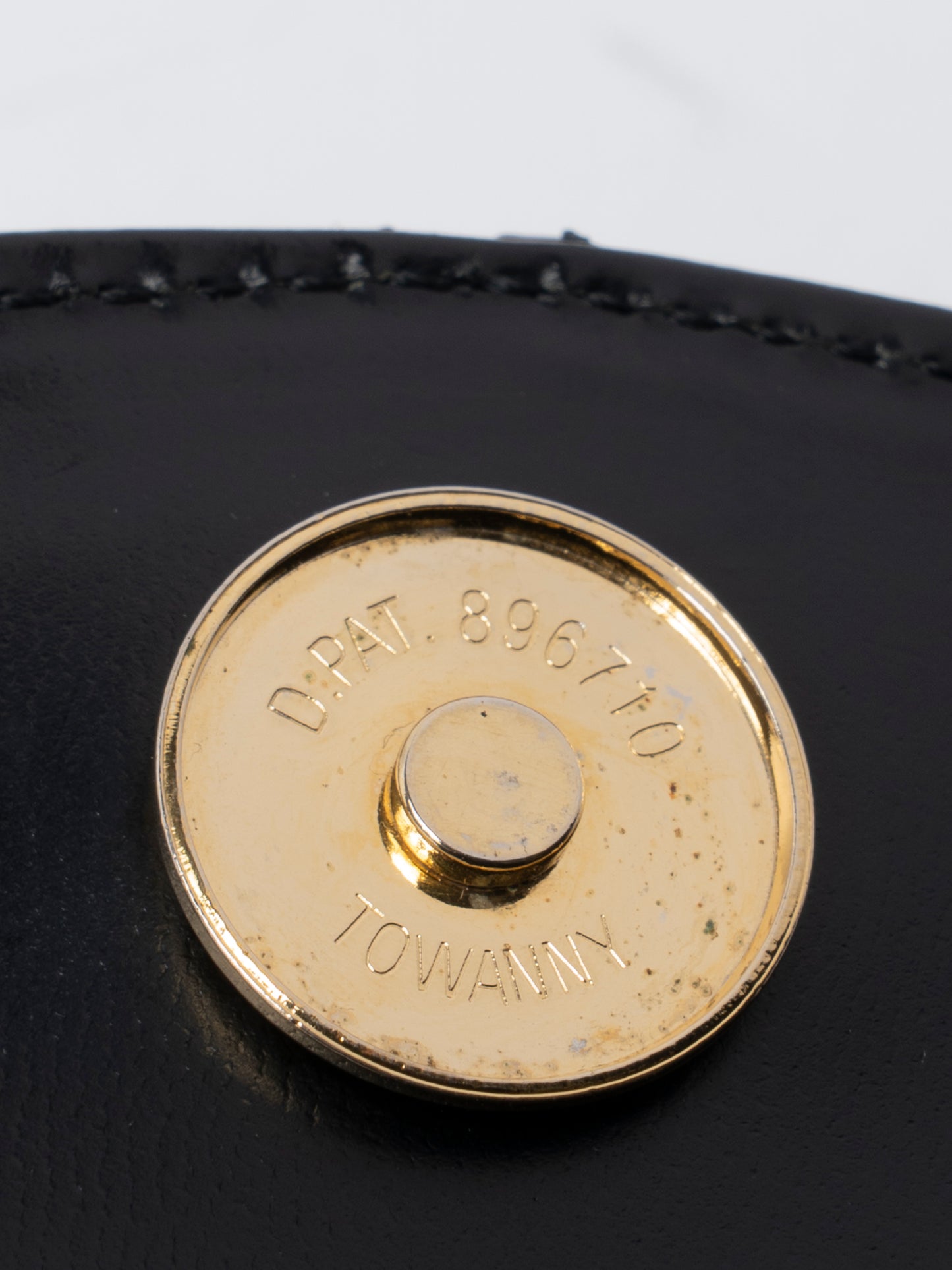 サンローラン トップハンドル 2WAYハンドバッグ レザー ブラック ゴールド金具