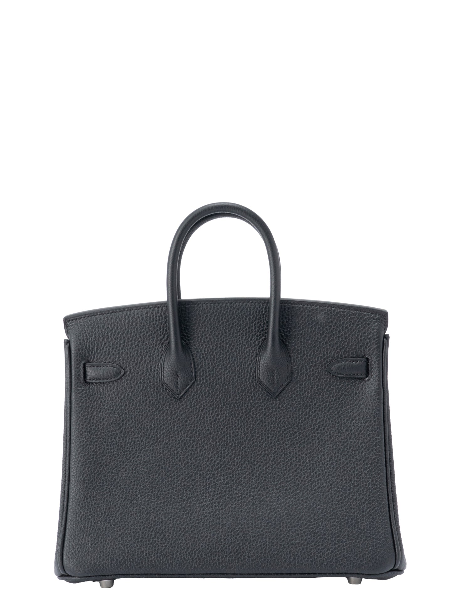 エルメス バーキン25 ハンドバッグ K刻:2025年 トゴ ブラック89 シルバー金具 新品