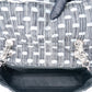 シャネル マトラッセ シングルフラップ チェーンショルダーバッグ デニム マルチカラー シルバー金具