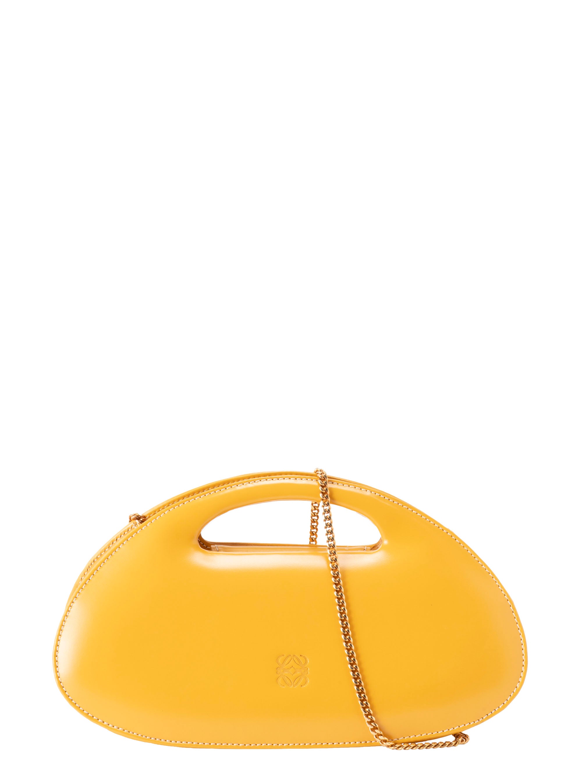 LOEWE アマソナ23 イエロー 2way オールレザー アナグラム LOEWE