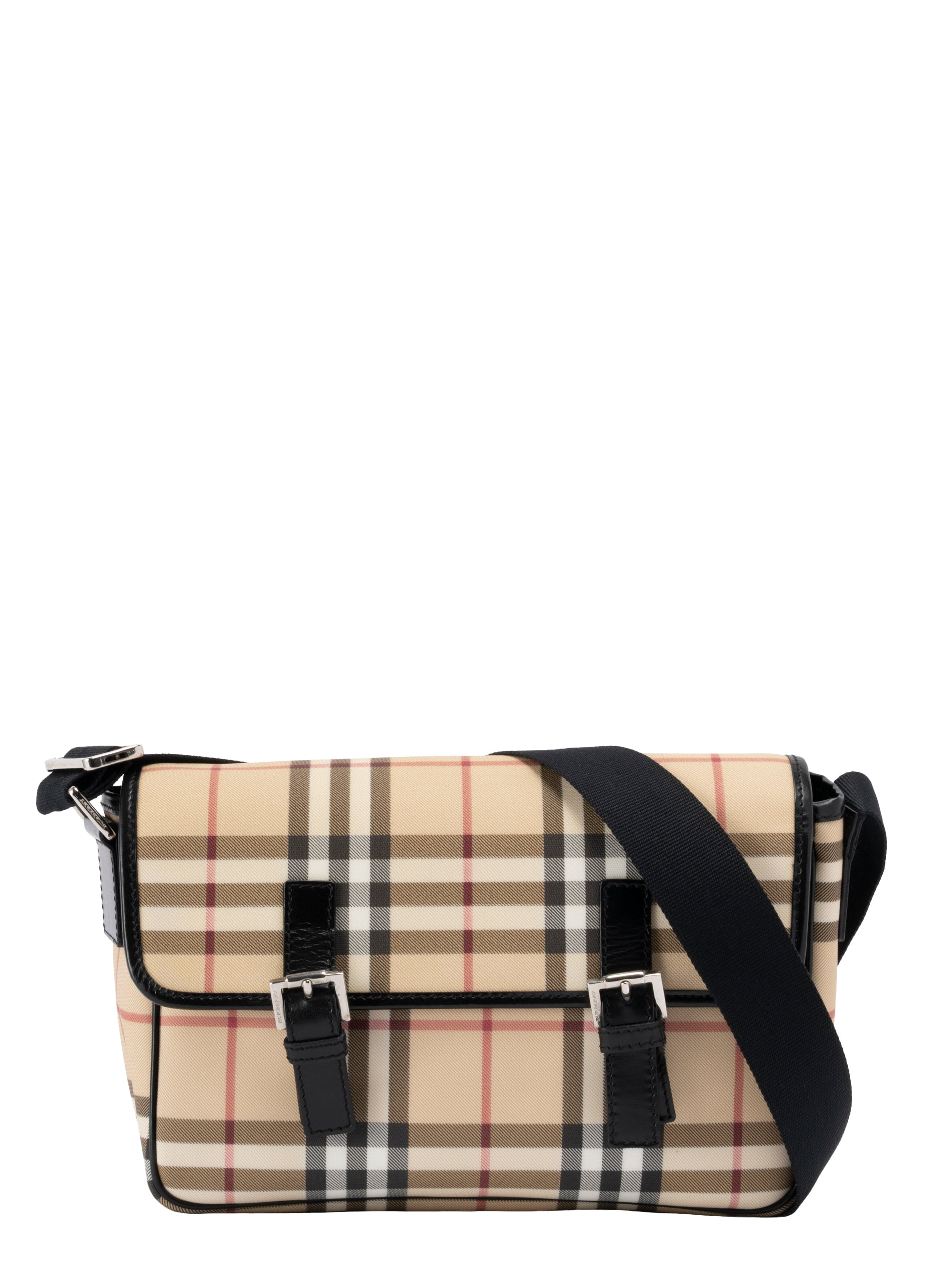 バーバリー ワンショルダー バッグ ノバチェック オールレザー 黒 BURBERRY バーバリー ノバチェック レッド ワンショルダーバッグ