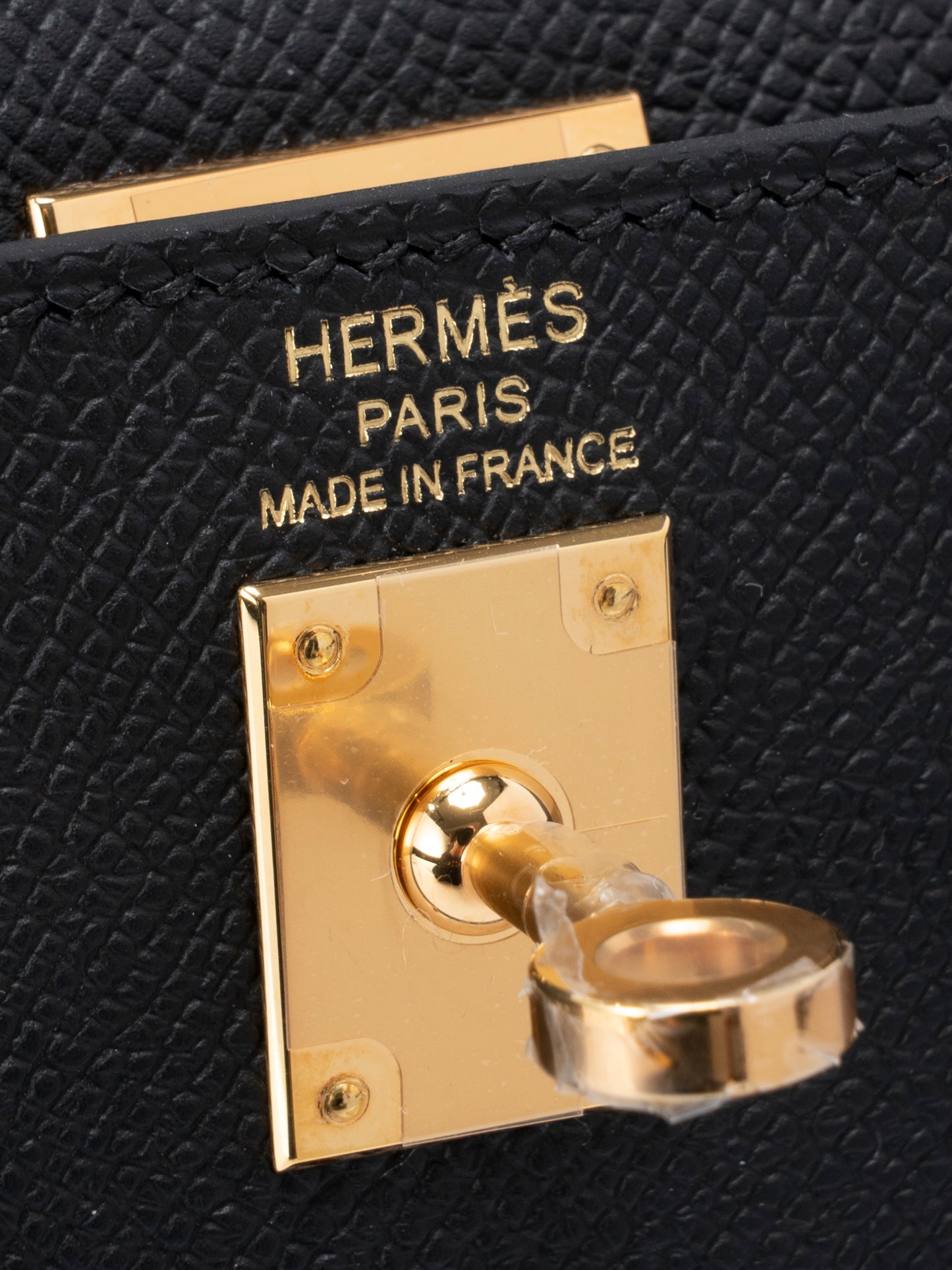 エルメス ケリー25 ハンドバッグ 外縫い K刻:2025年 エプソン ブラック89 ゴールド金具 新品