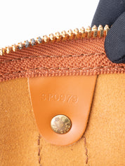 Louis Vuitton M42968 Keepall 50 Handbag Epi Caramel Gold Hardware