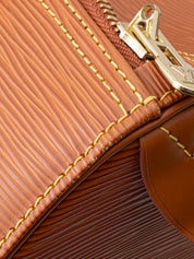Louis Vuitton M42968 Keepall 50 Handbag Epi Caramel Gold Hardware