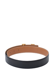Hermès Constance Belt #65 □A Stamp: 1997 Black 89 Gold Hardware