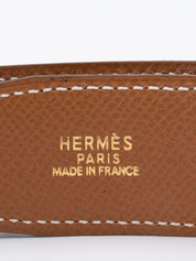 Hermès Constance Belt #65 □A Stamp: 1997 Black 89 Gold Hardware