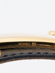 Hermès Constance Belt #65 □A Stamp: 1997 Black 89 Gold Hardware