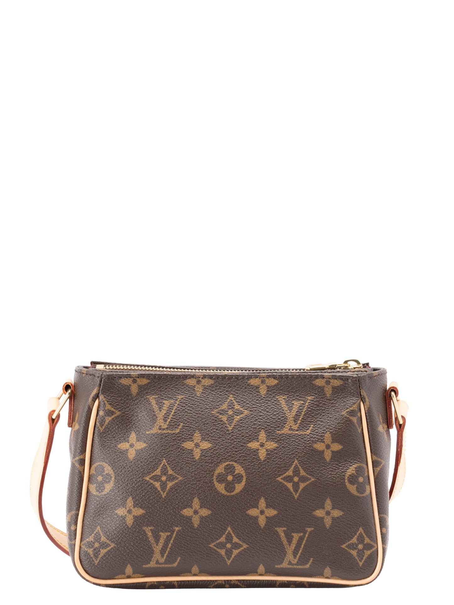 ルイ・ヴィトン M51165  ヴィバシテPM ショルダーバッグ モノグラムキャンバス ブラウン ゴールド金具