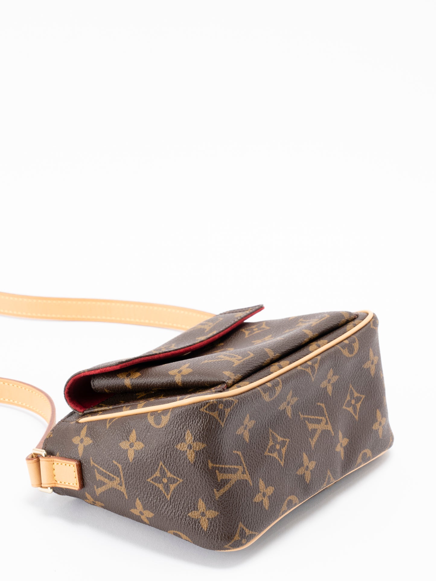 ルイ・ヴィトン M51165 ヴィバシテPM ショルダーバッグ モノグラムキャンバス ブラウン ゴールド金具