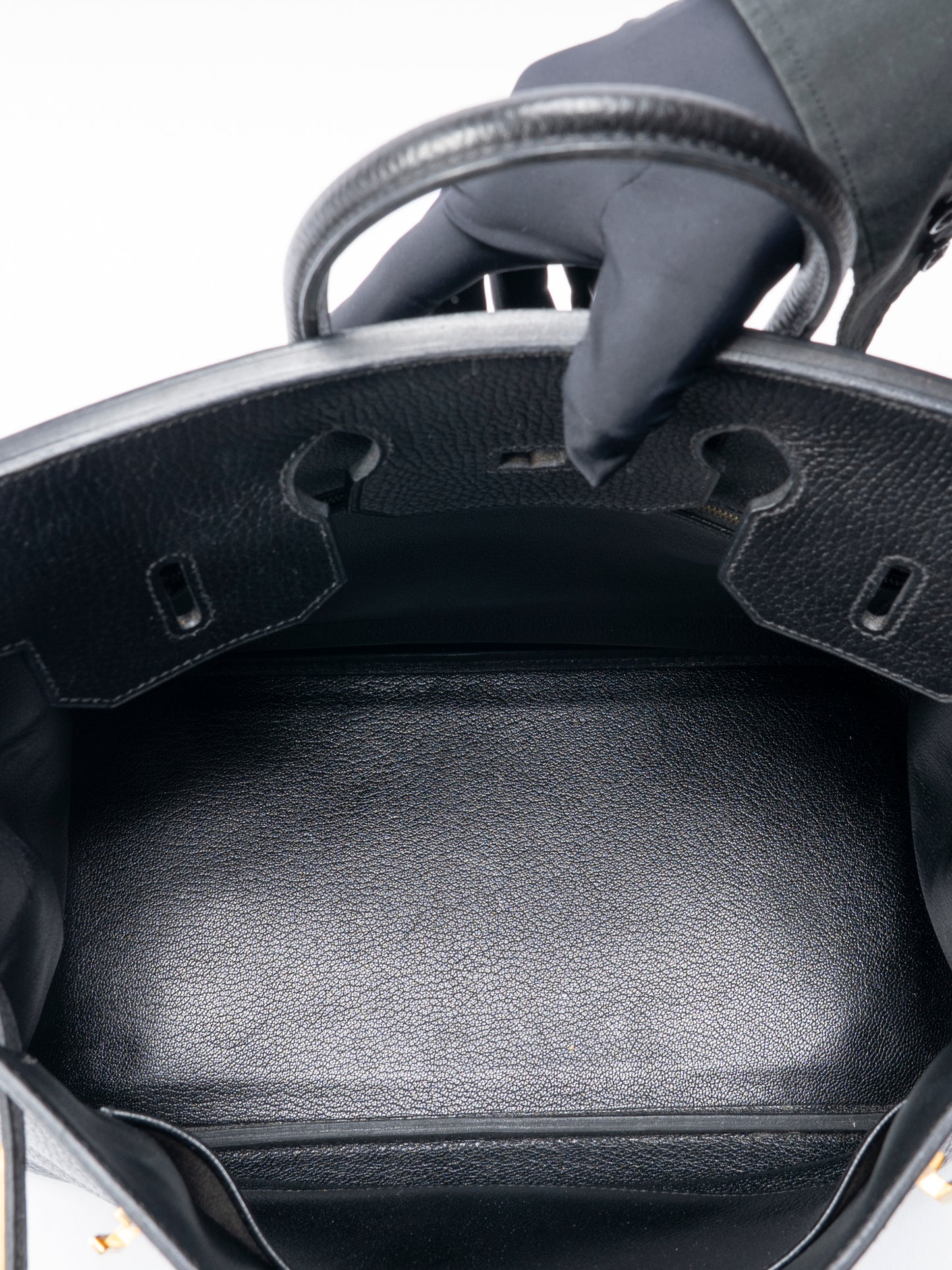 エルメス オータクロア32 ハンドバッグ 〇Z刻:1996年 アルデンヌ ブラック ゴールド金具