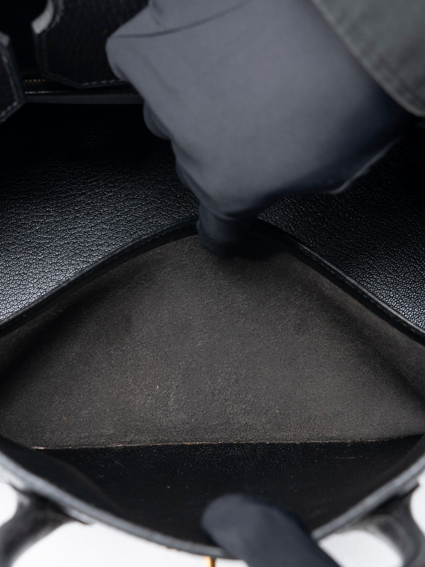 エルメス オータクロア32 ハンドバッグ 〇Z刻:1996年 アルデンヌ ブラック ゴールド金具