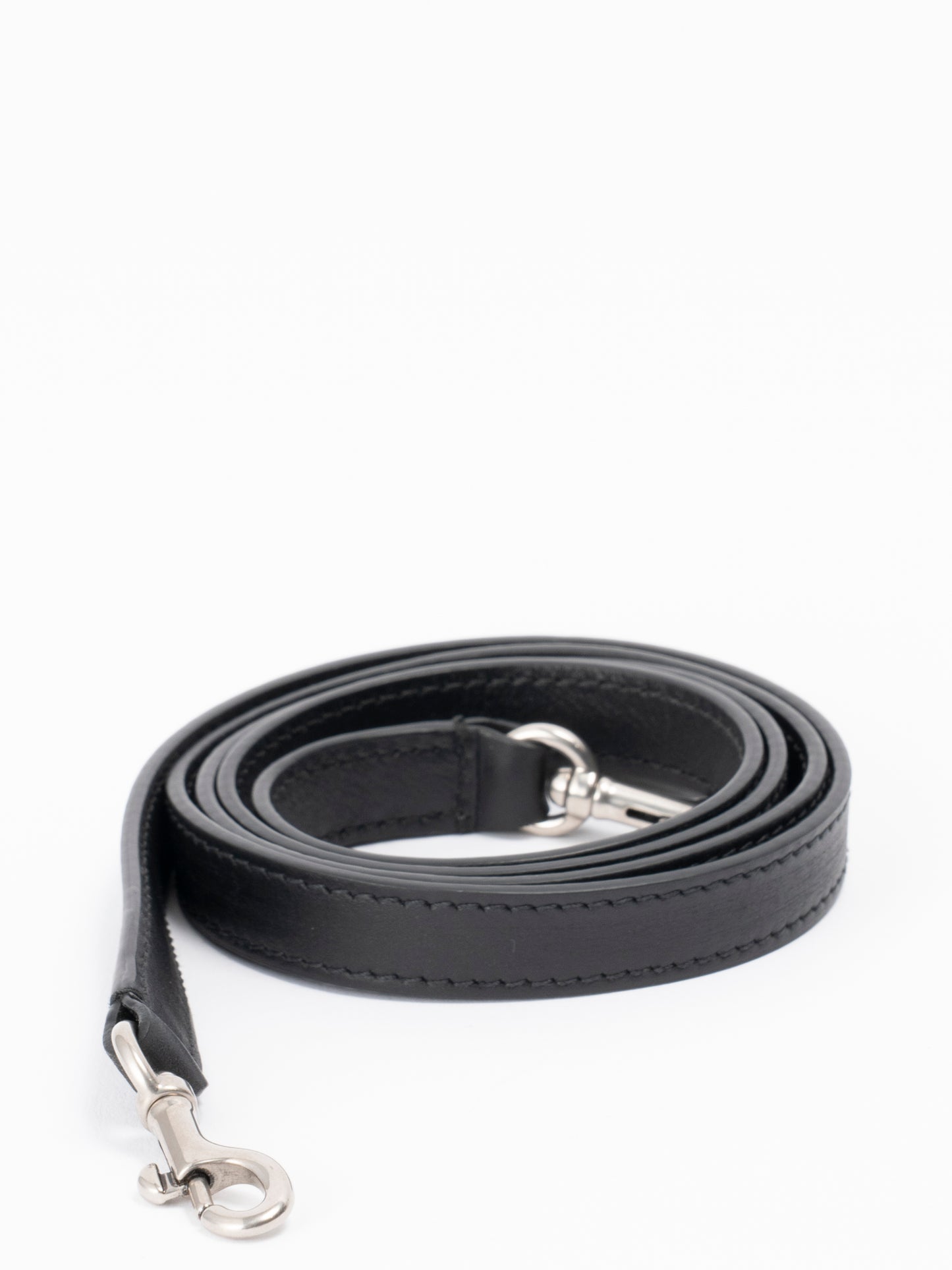 バレンシアガ ロデオ スモール ユーズド チャーム付き アンティーク調 ショルダーバッグ スムースカーフスキン ブラック  シルバー金具