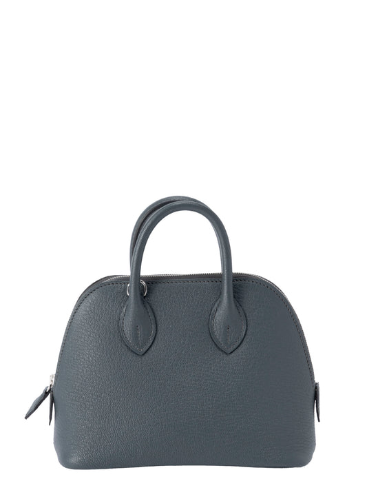 エルメス ボリード1923 ミニ ショルダーバッグ K刻:2025年 シェーブル カーボン3T シルバー金具 新品