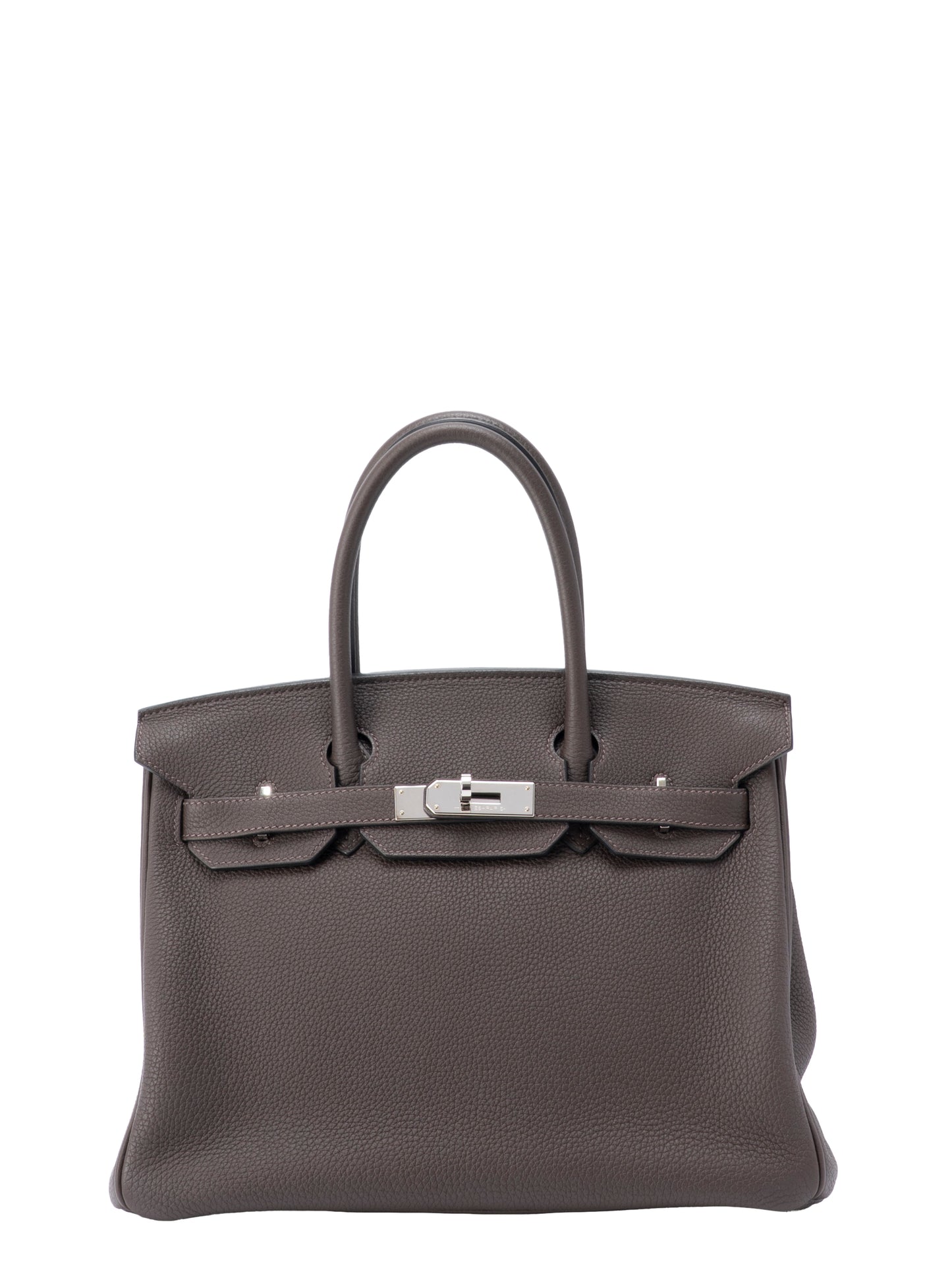 エルメス バーキン30 ハンドバッグ Y刻:2020年 トゴ エベンヌ46 シルバー金具