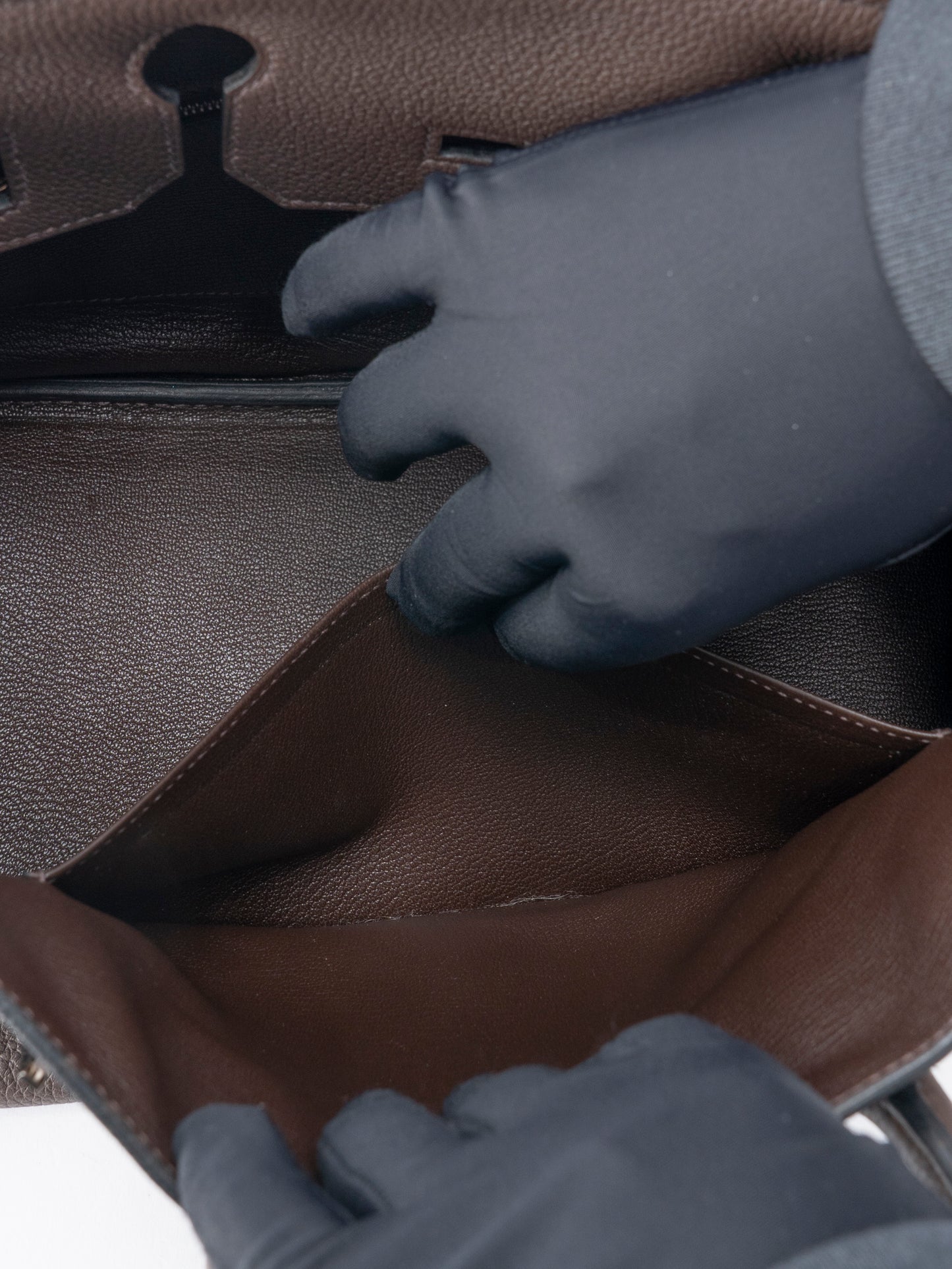 エルメス バーキン30 ハンドバッグ Y刻:2020年 トゴ エベンヌ46 シルバー金具