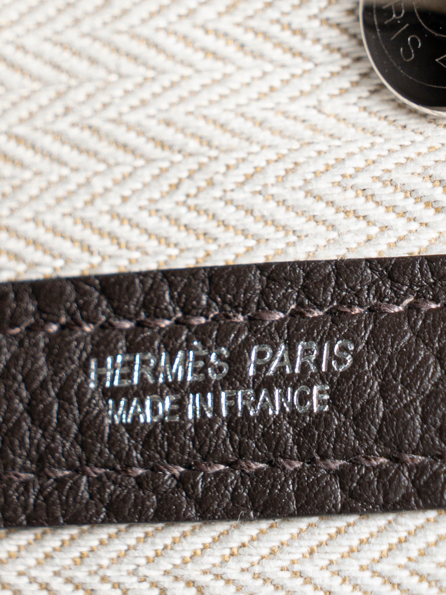 エルメス ネオガーデンパーティ ハンドバッグ K刻:2025年 ネゴンダ ダークブロンズ シルバー金具 新品