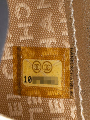 シャネル ココマーク 長財布 デニム ネイビー ゴールド金具