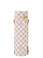 Louis Vuitton GI0373 Port Beauté Shoulder Bag Damier Azur Canvas Gold-Tone Hardware
