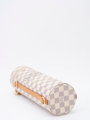 Louis Vuitton GI0373 Port Beauté Shoulder Bag Damier Azur Canvas Gold-Tone Hardware