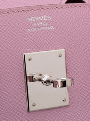 Hermès Birkin 30 Handbag U Stamp: 2022 Epsom Calfskin Mauve Silvestre X9 Silver Hardware