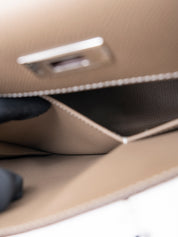 Hermès Kelly 28 Sellier Handbag, B Stamp (2023), Epsom Leather, Etoupe, Silver Hardware